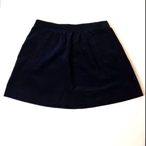 NWT J Crew corduroy navy skirt size 8